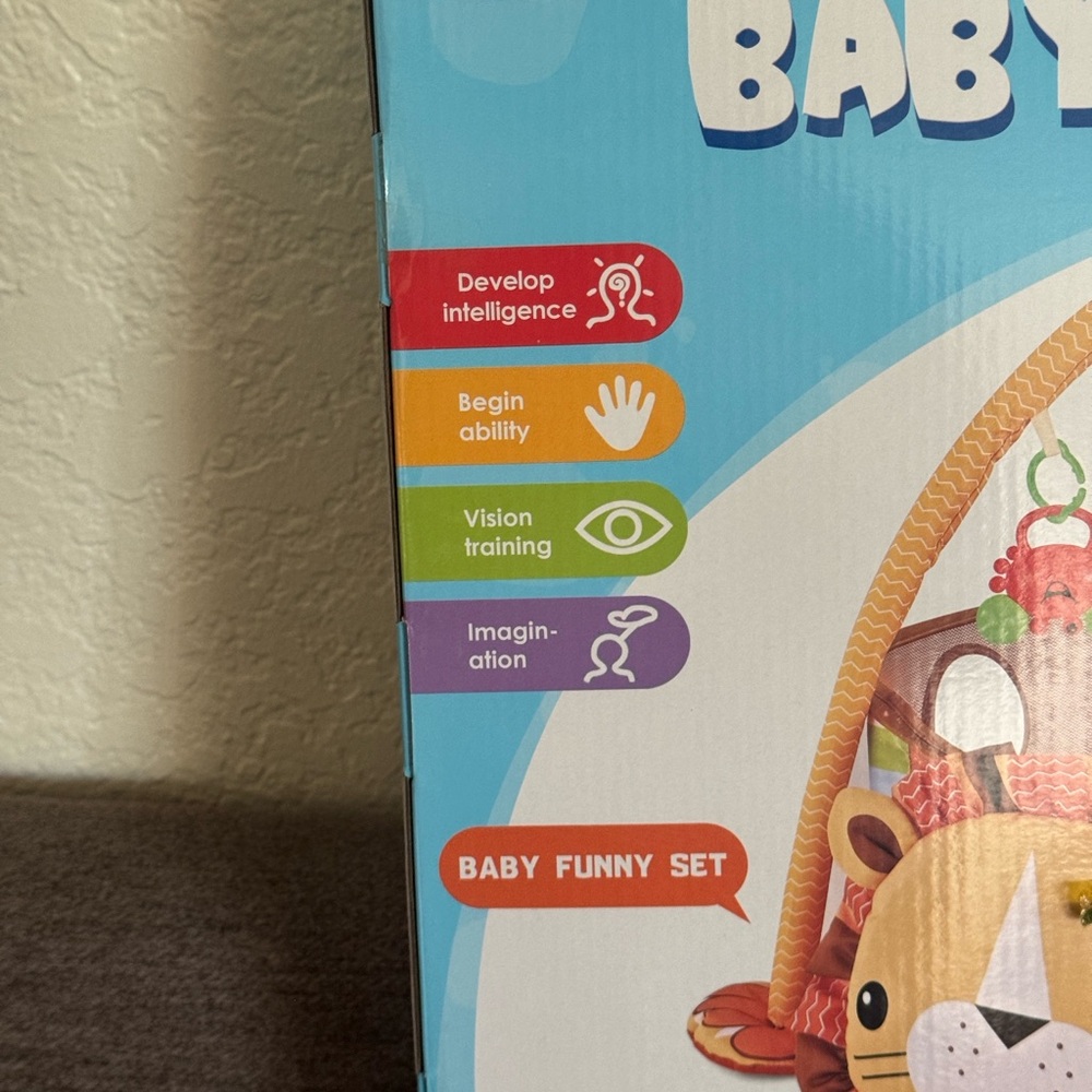 Baby Playmat 3-in-1 Kids Toy - Orange Lion Design - Picture 3 of 4